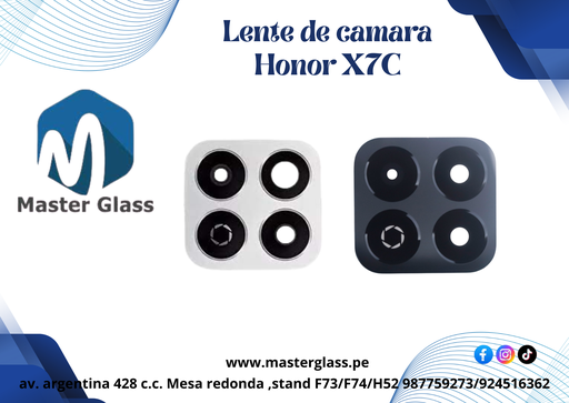Lente de Cámara Huawei Honor X7C