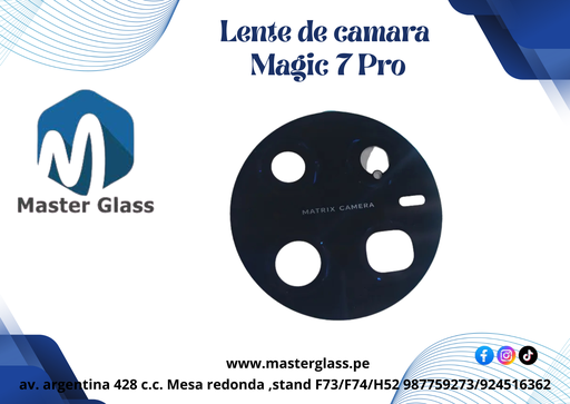  Lente de Cámara para Huawei Honor Magic 7 Pro