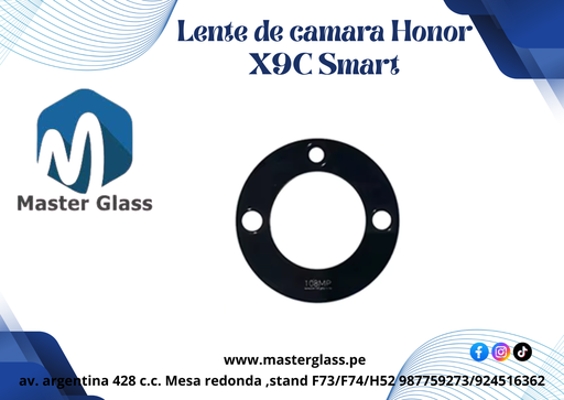  Lente de Cámara para Huawei Honor X9C Smart