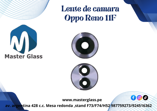 Lente de Camara Oppo Reno 11F