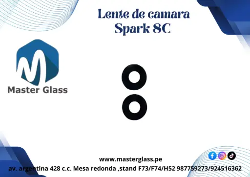 Lente de Cámara Tecno Spark 8C