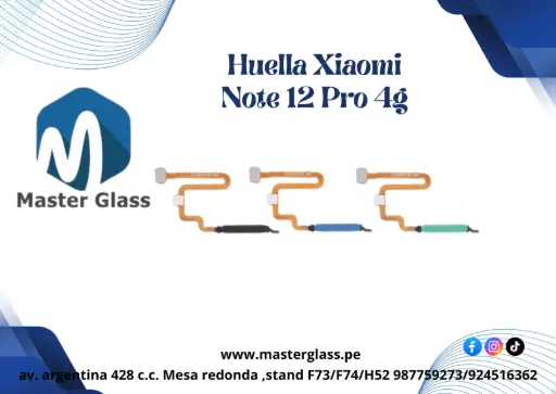Huella Xiaomi Note 12 Pro 