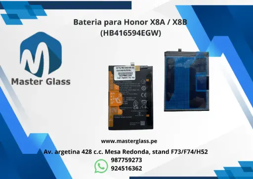 Bateria para Honor X8A / X8B / Honor 200 Lite / Honor 90 Lite 5g(HB416594EGW)