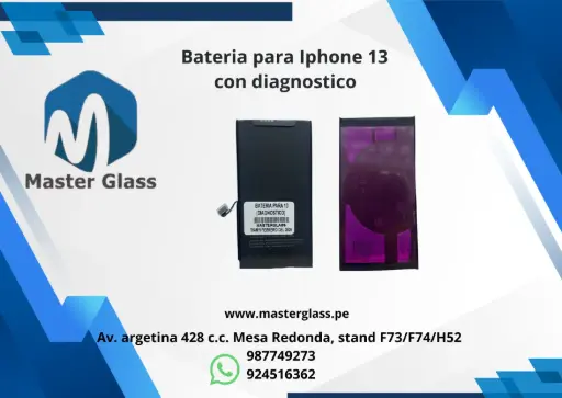 Bateria para Iphone 13 con diagnostico