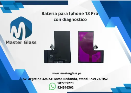 Bateria para Iphone 13 Pro con diagnostico