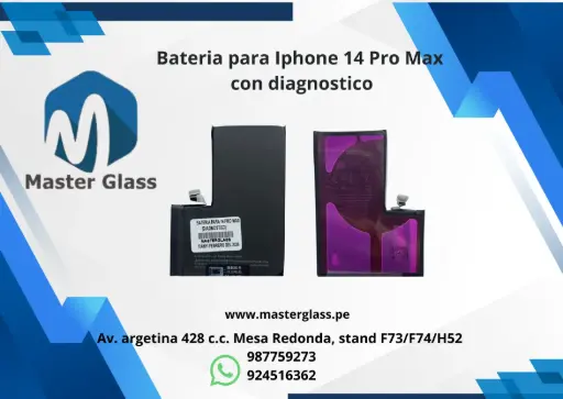 Bateria para Iphone 14 Pro Max con diagnostico