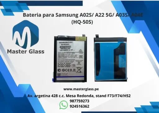 Bateria para Samsung A02S/ A22 5G/ A03S/ A04E (HQ-50S) 