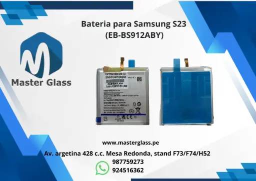 Bateria para Samsung S23 (EB-BS912ABY)