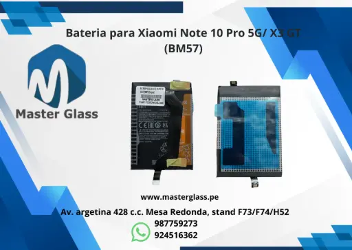 Bateria para Xiaomi Note 10 Pro 5G/ X3 GT (BM57)