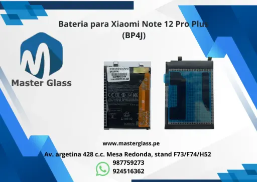 Bateria para Xiaomi Note 12 Pro Plus (BP4J)
