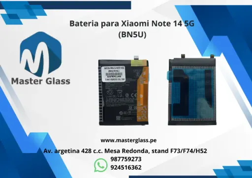 Bateria para Xiaomi Note 14 5G (BN5U)