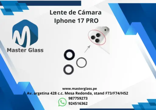 Lente de Cámara Iphone 17 Pro