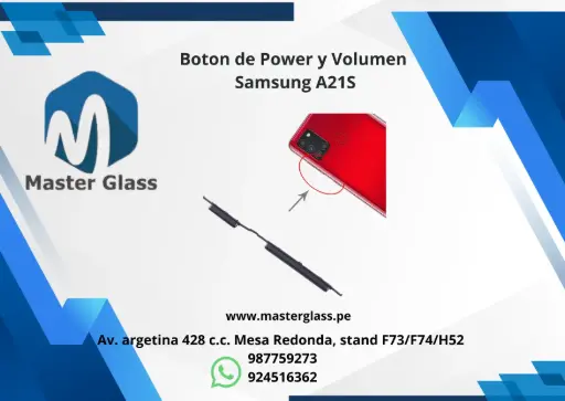 Boton de Power y Volumen Samsung A21S