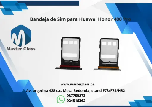 Bandeja de Sim para Huawei Honor 400 Pro