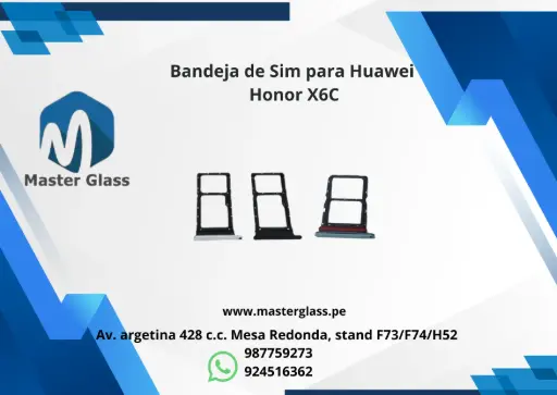 Bandeja de Sim para Huawei Honor X6C