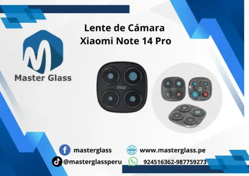 Lente de camara con base Xiaomi Note 14 Pro