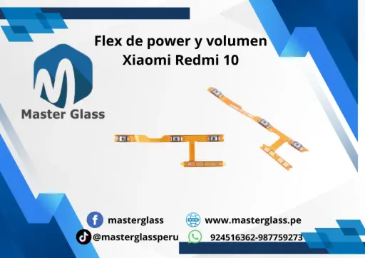 Flex de power y volumen Xiaomi Redmi 10