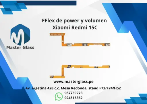 Flex de power y volumen Xiaomi Redmi 15C