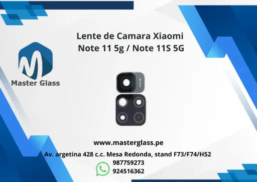 Lente de Camara Xiaomi Note 11 5g / Note 11S 5G