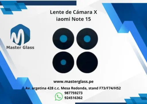 Lente de Cámara Xiaomi Note 15
