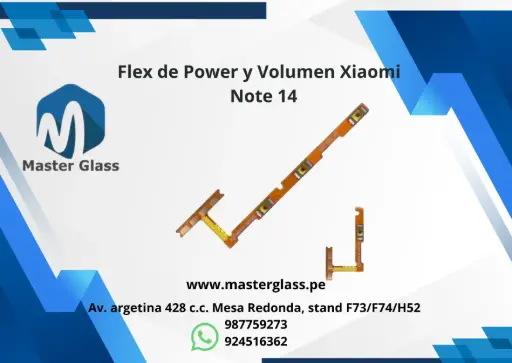 Flex de Power y Volumen Xiaomi Note 14