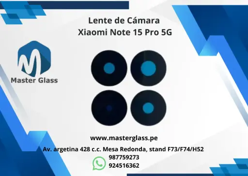 Lente de Cámara Xiaomi Note 15 Pro 5G