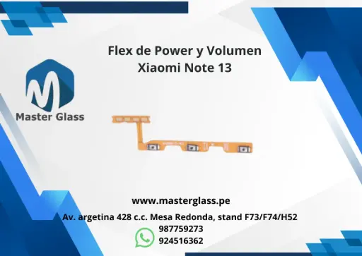 Flex de Power y Volumen Xiaomi Note 13 