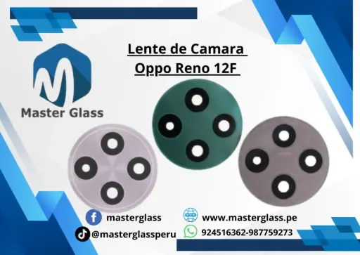 Lente de Camara Oppo Reno 12F 