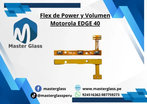 Flex de Power y Volumen Motorola EDGE 40