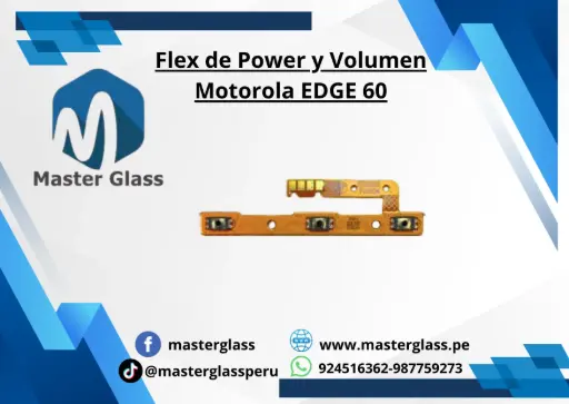 Flex de Power y Volumen Motorola EDGE 60
