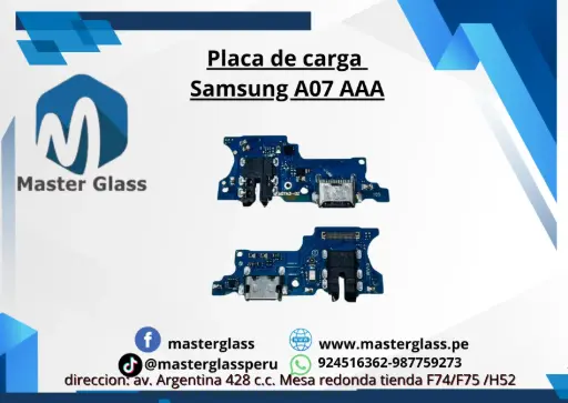 Placa de carga Samsung A07 AAA