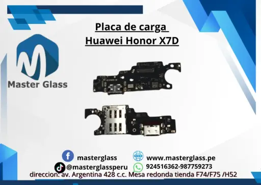 Placa de carga Huawei Honor X7D