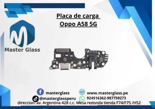 Placa de carga Oppo A58 5G