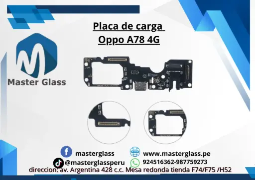 Placa de carga Oppo A78 4G