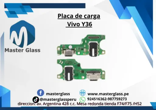 Placa de carga Vivo Y36 4g / Y78 5g