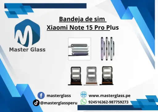 Bandeja de sim Xiaomi Note 15 Pro Plus