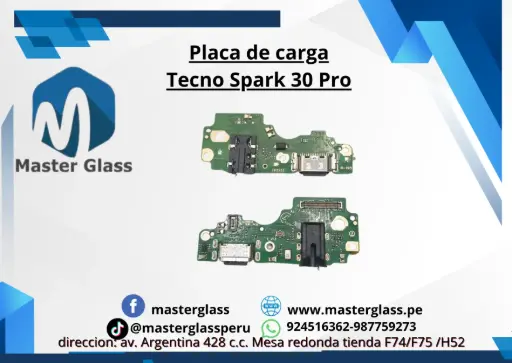 Placa de carga Tecno Spark 30 Pro