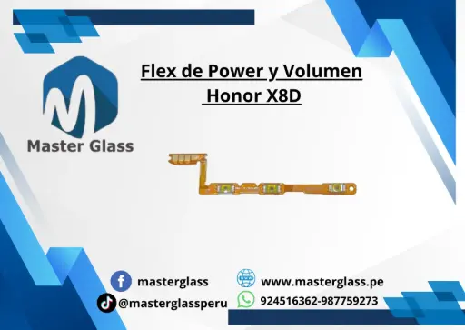 Flex de Power y Volumen Huawei Honor X8D