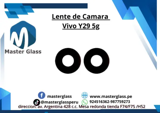 Lente de camara Vivo Y29 5g (x2)